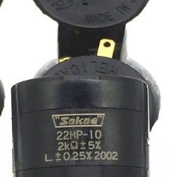 Potentiometer  22HP-10 2K Sakae-Sakurai 466